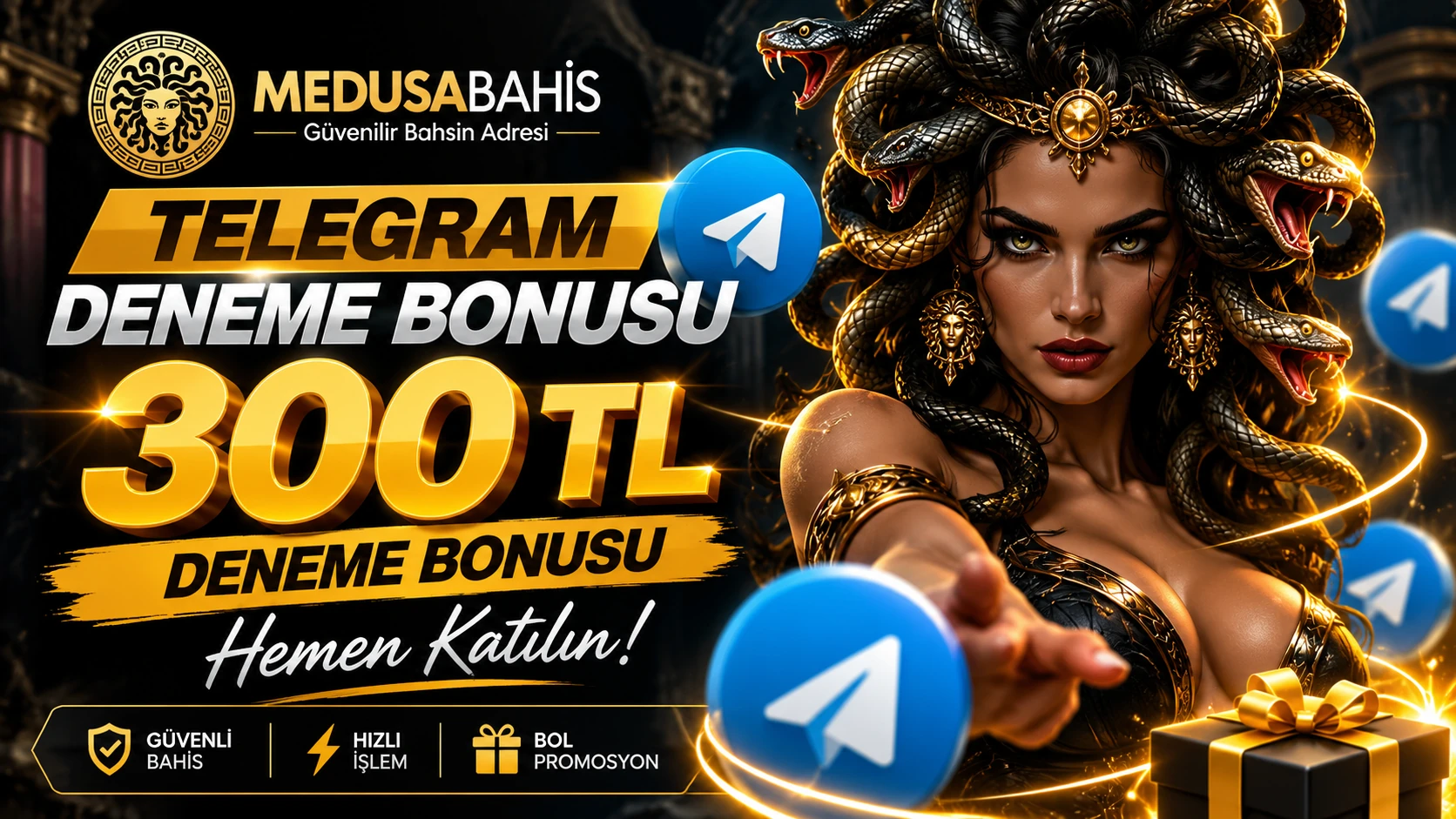 MedusaBahis Telegram deneme bonusu 300 TL kampanya rehberi